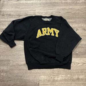 Steve & Barry's Black and Yellow ARMY Sweatshirt